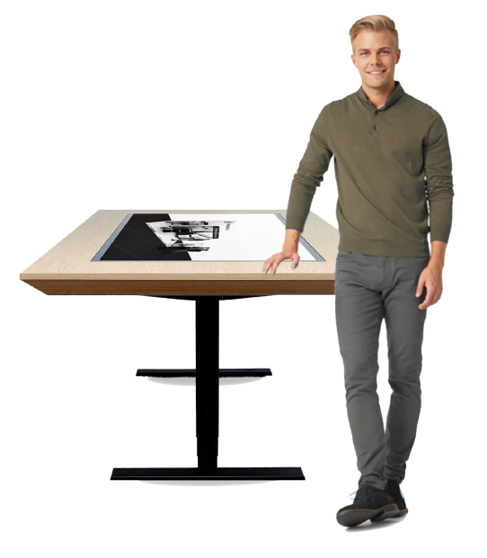 planning table 55 with person on it planning table 55 with person on it